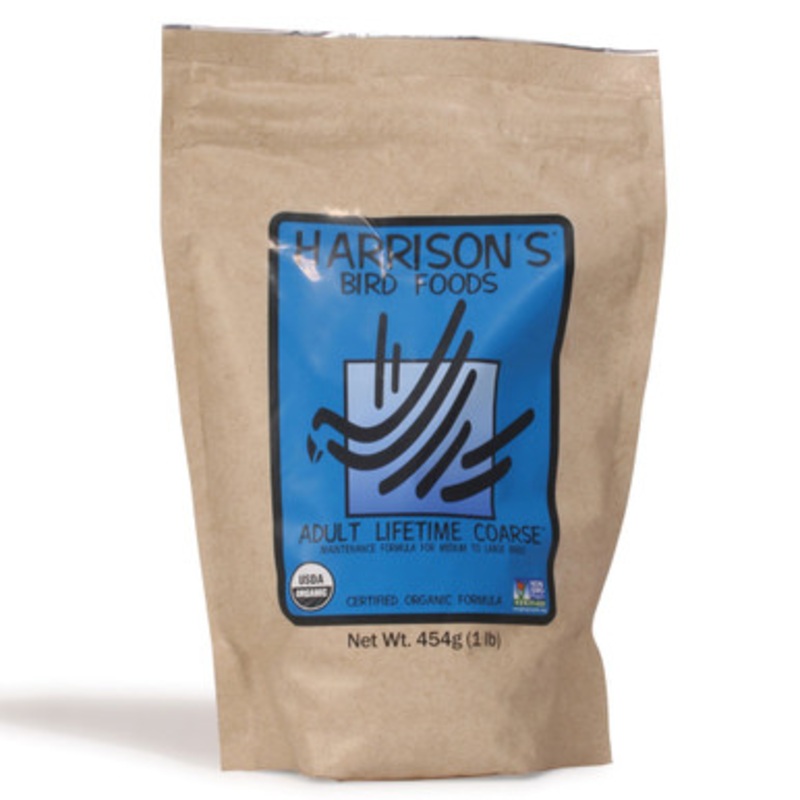 Harrison’s Adult Lifetime Coarse 1lb Organic Parrot Food
