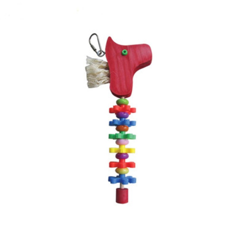 Hilary Hobby Horse Chewable Activity Parrot Toy