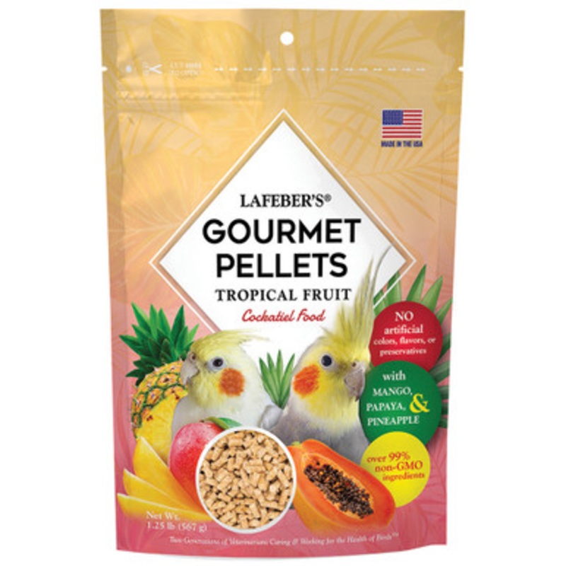 Lafeber Gourmet Pellets Tropical Fruit 567g Complete Cockatiel Food