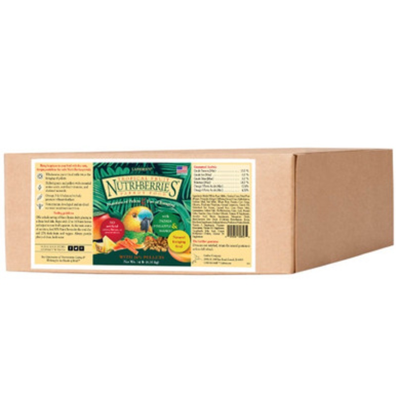 Lafeber NutriBerries Tropical Fruit 6.4Kg Complete Parrot Food