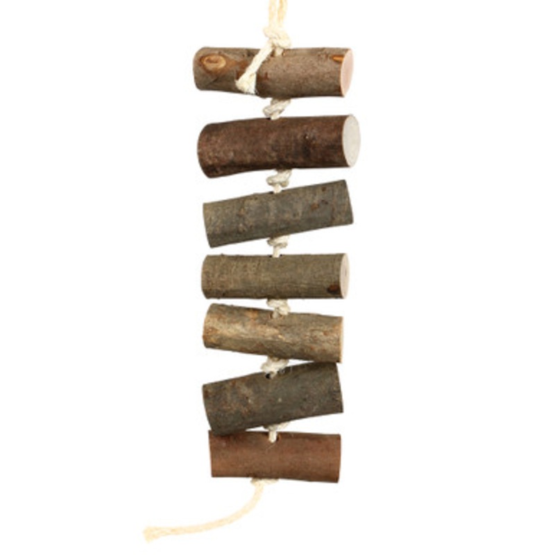 Naturals Log Block Stackers Parrot Toy – Large