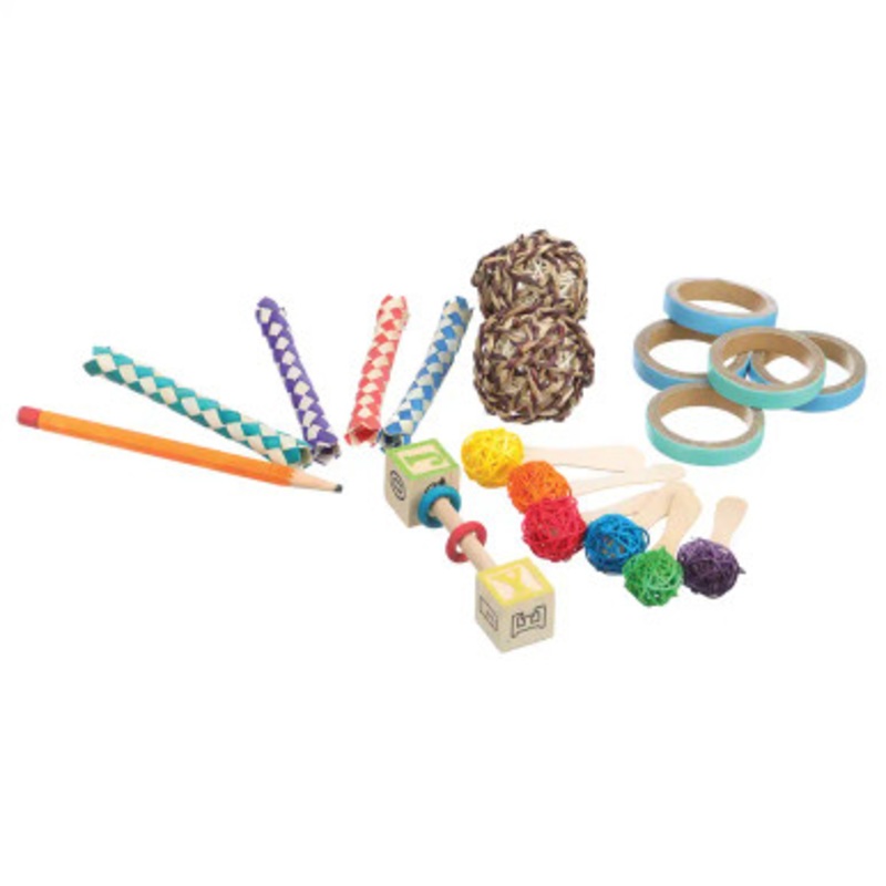 Northern Parrots Chewable Foot Toy Parrot Toy Bundle