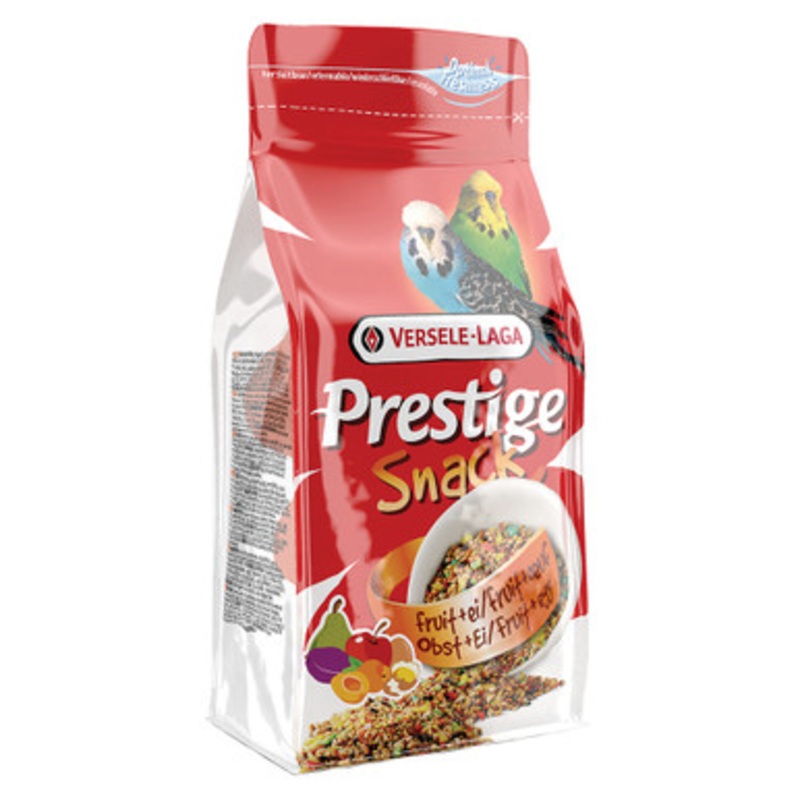 Versele-Laga Prestige Snack Budgie Treat Mixture with Fruit and Egg 125g