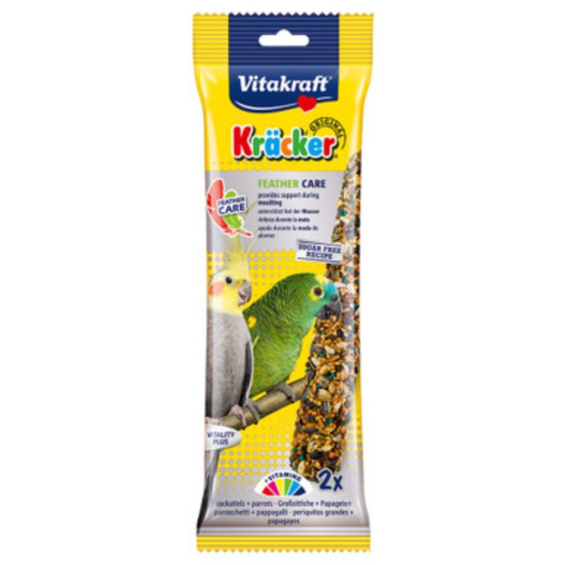 Vitakraft Feather Care Treat Stick for Pet Birds & Parrots