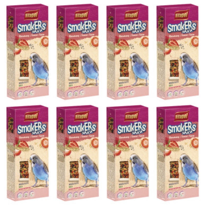 Vitapol Budgie Sticks Twinpack – Strawberry – Case of 8
