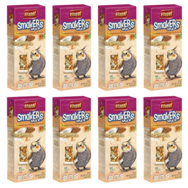 Vitapol Cockatiel Sticks Twinpack – Orange – Case of 8