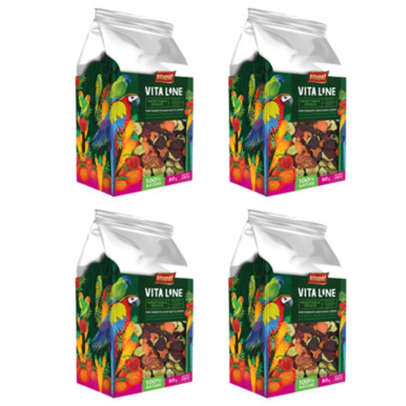 Vitapol Vita Line Vegetable Mix – 80g – Case of 4