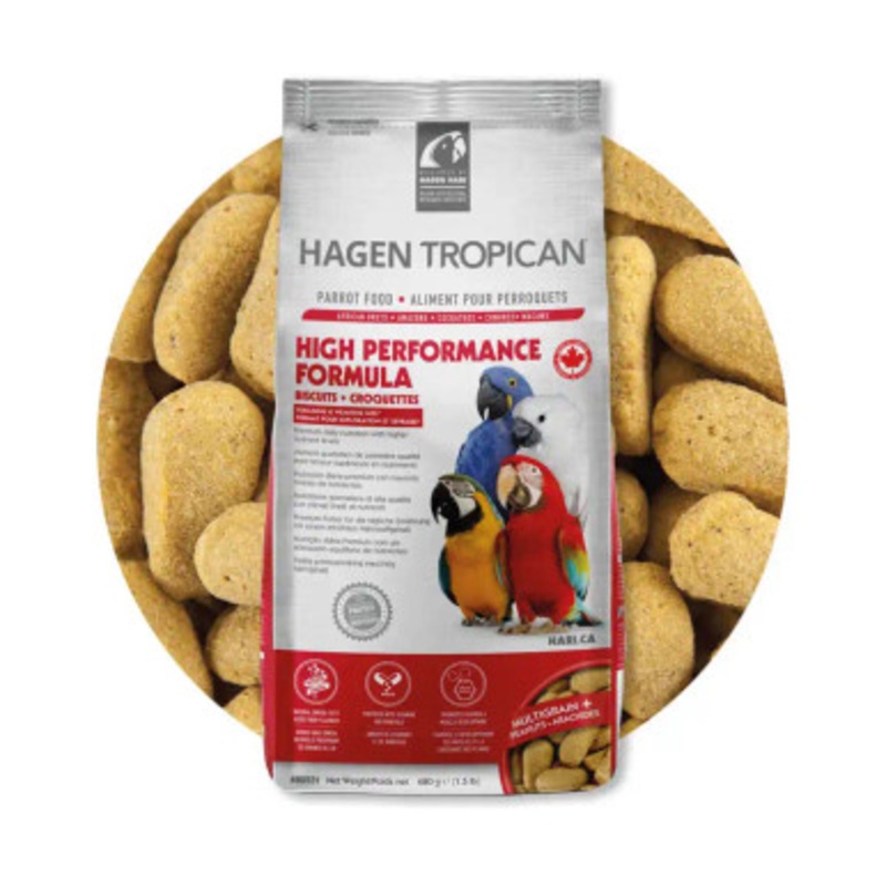 Hari Hagen Tropican High Performance Formula Biscuit Parrot Food 680g