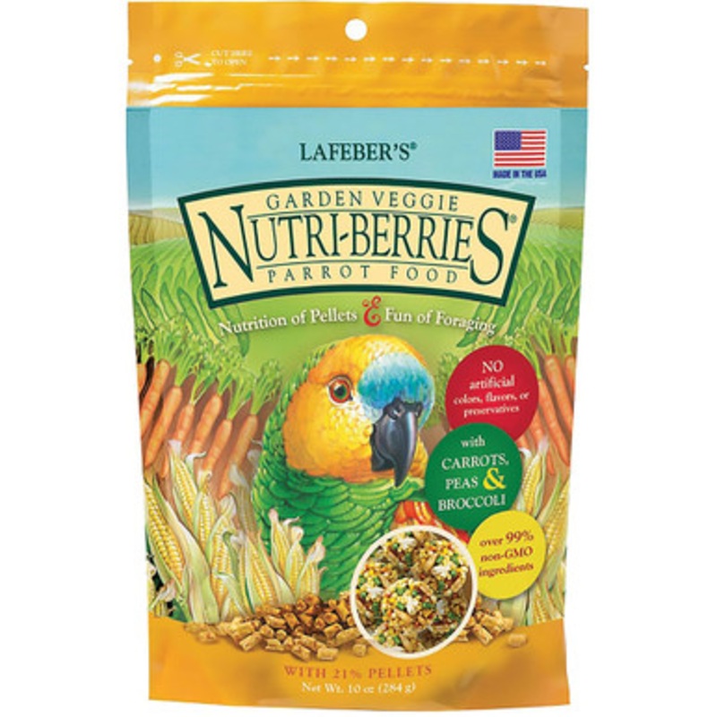 Lafeber NutriBerries Garden Veggie 284g Complete Parrot Food