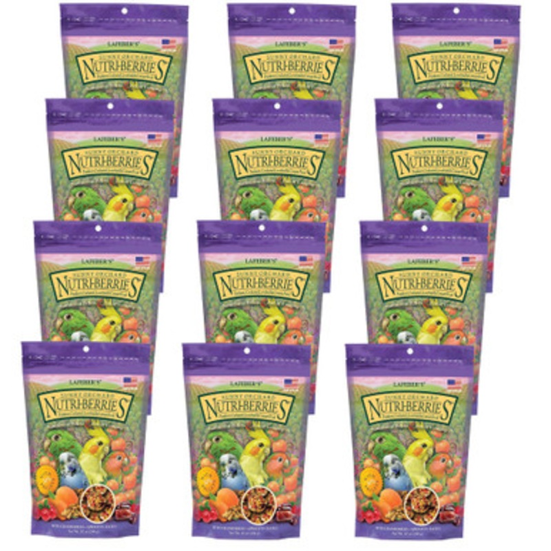 Lafeber NutriBerries Sunny Orchard Cockatiel – 284g – Case of 12