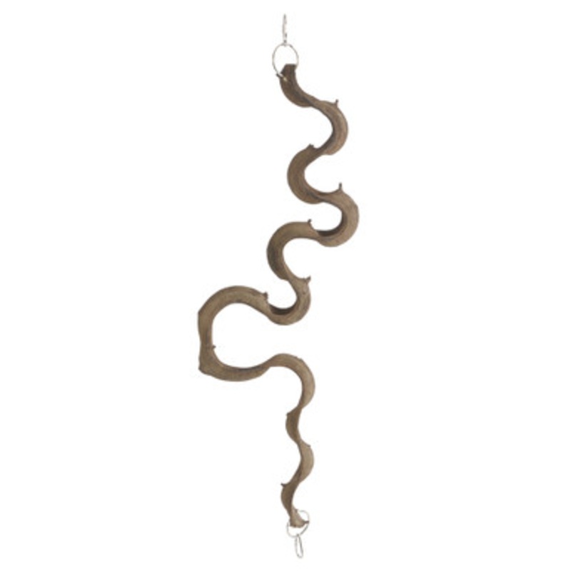 Liana Wavy Jungle Vine Wood Parrot Perch – Medium