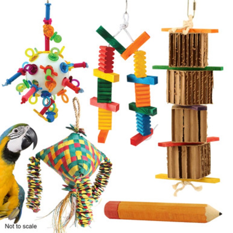 Northern Parrots Macaw and Cockatoo Toy Pack