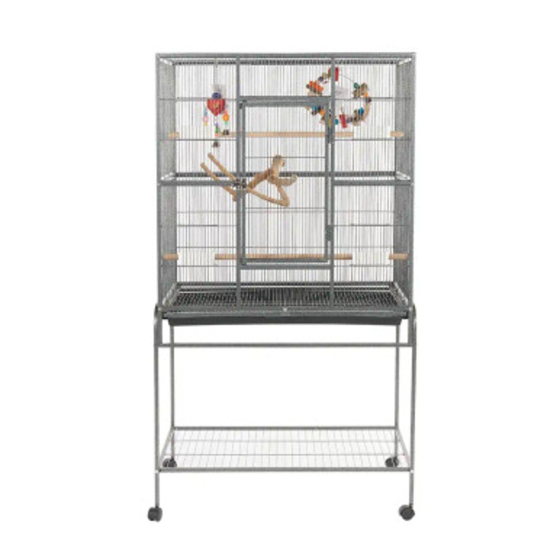 Oregon Flat Top Pet Bird and Small Parrot Cage with Stand