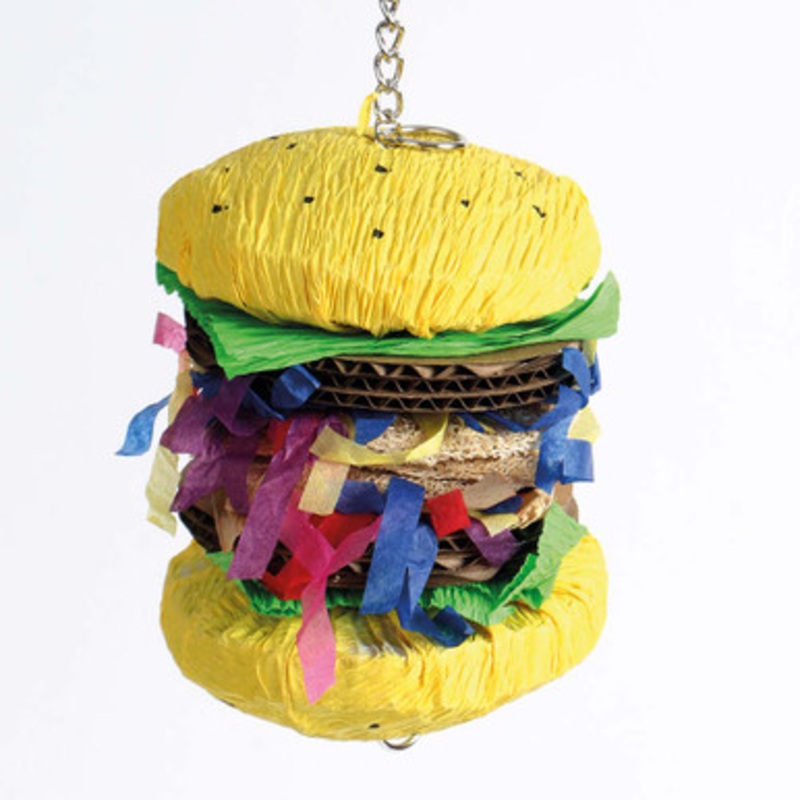 Patty Snack Cardboard and Paper Parrot Toy