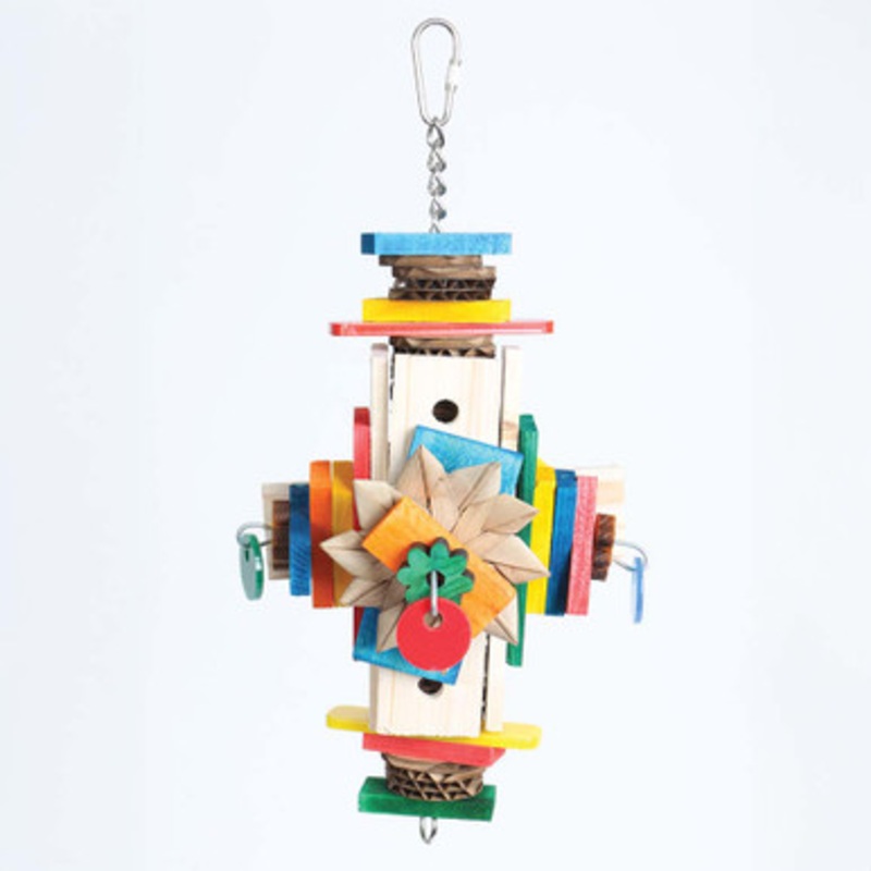 Rogolo Four Way Play Chewable Parrot Toy