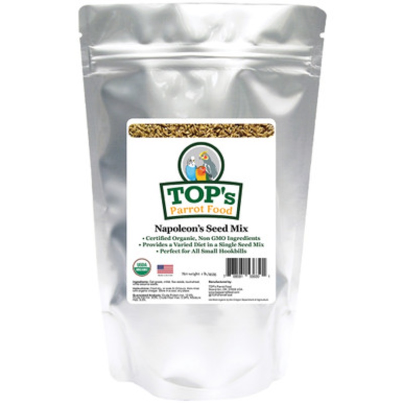 TOP’s Napoleon Seed and Soaking Mix Small Parrot Food 1lb