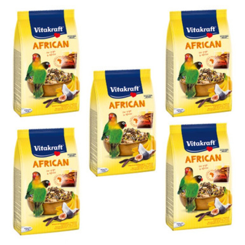 Vitakraft Small African Food 750g Case of 5