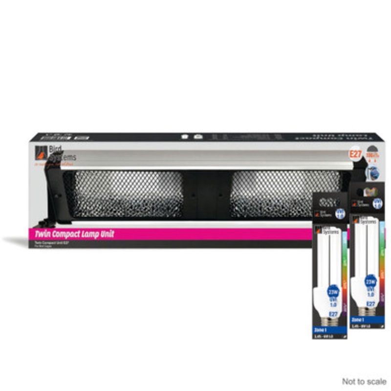 Bird Systems Compact UV Lighting Kit (Double Holder & Bulbs)