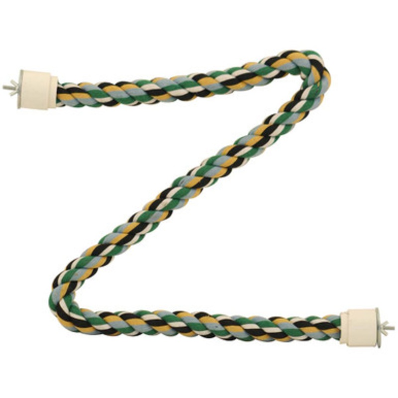 Coloured Cotton Parrot Perch – XLarge