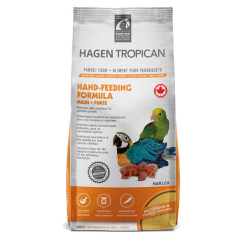 Hari Hagen Tropican Hand Feeding Formula Baby Parrot Food 400g