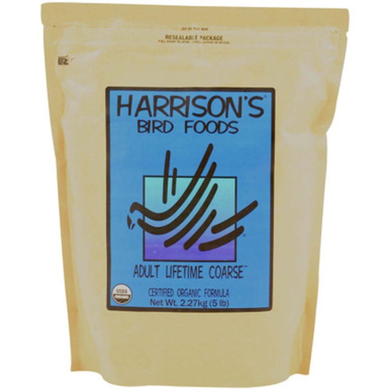 Harrison’s Adult Lifetime Coarse 5lb Complete Parrot Diet