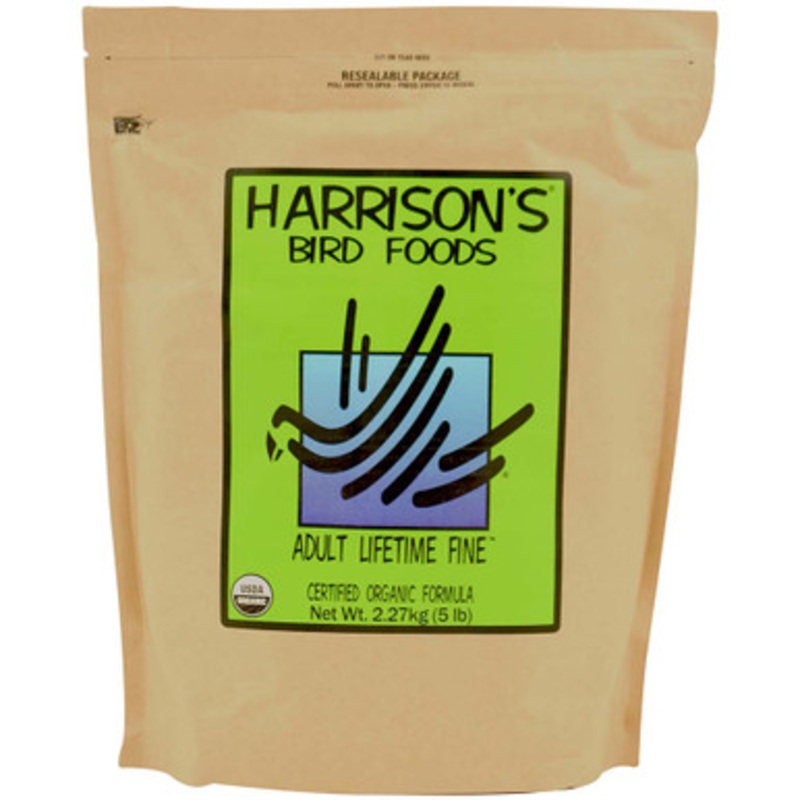 Harrison’s Adult Lifetime Fine 5lb Complete Parrot Food