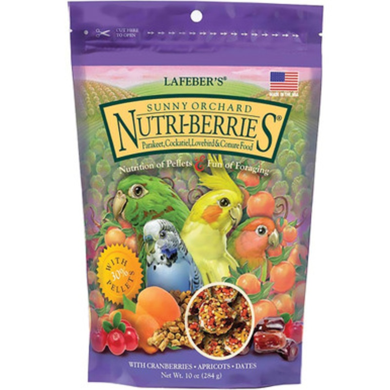 Lafeber NutriBerries Sunny Orchard 284g Complete Cockatiel and Budgie Food