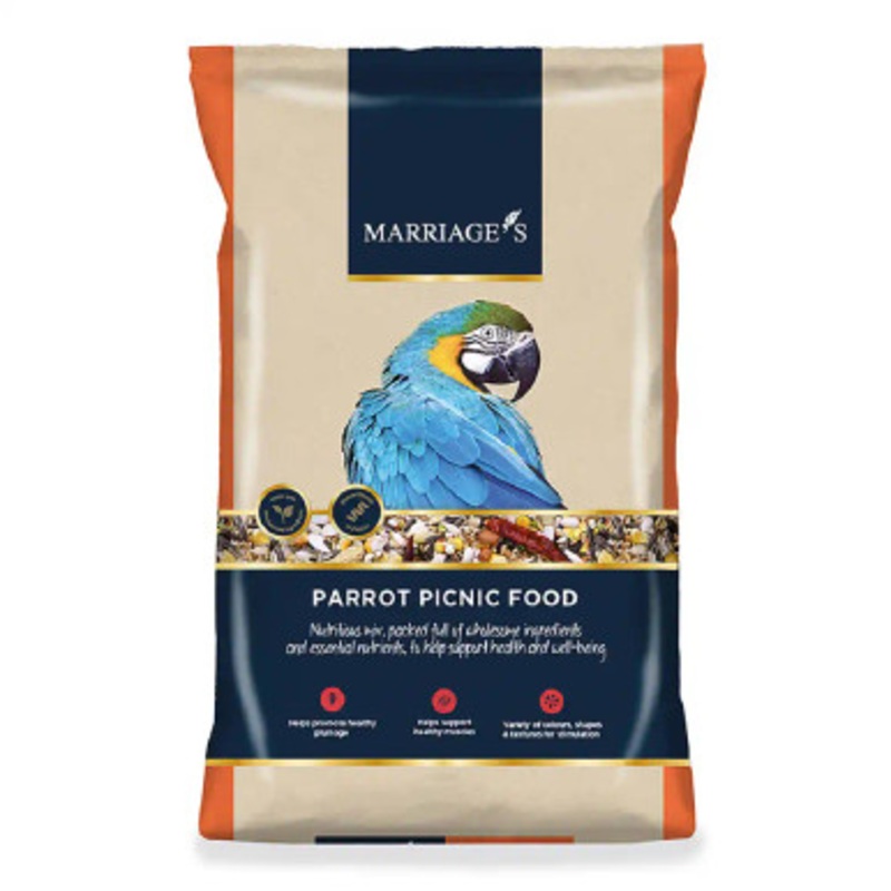 Marriage’s Quality Indoor Bird Picnic Variety Mix Parrot Food 12.55kg