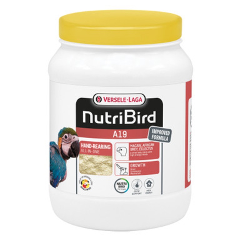 NutriBird A19 High Energy Hand Rearing Food for Baby Birds 800g