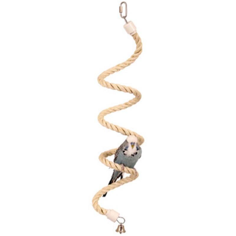 Parrot Boing – Sisal Spiral Bouncing Perch – Small