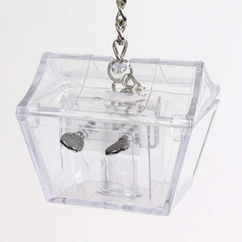Parrot Treasure Chest Foraging Parrot Toy