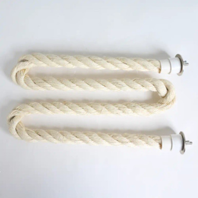 Sisal Rope Zig Zag Parrot Perch – Medium