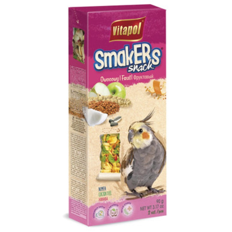 Vitapol Cockatiel Sticks Twinpack – Fruit