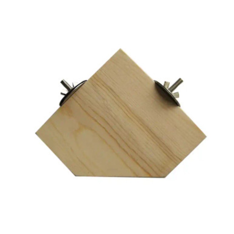 Angled Corner Platform Parrot Perch Small