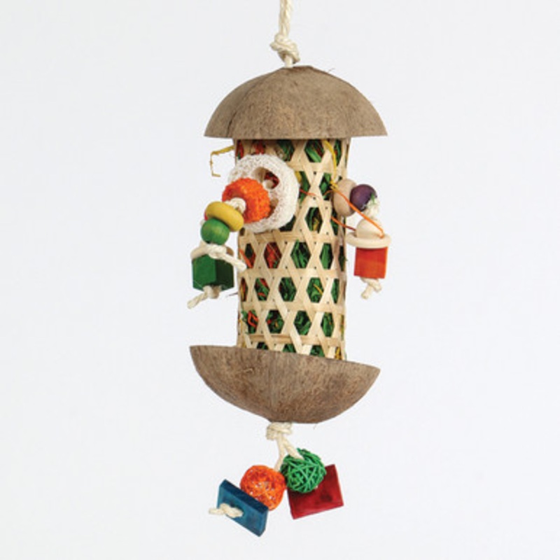 Coco Foraging Basket Surprise Natural Foraging Parrot Toy