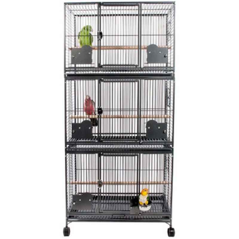 Grande Parrot Cage Triple – Antique