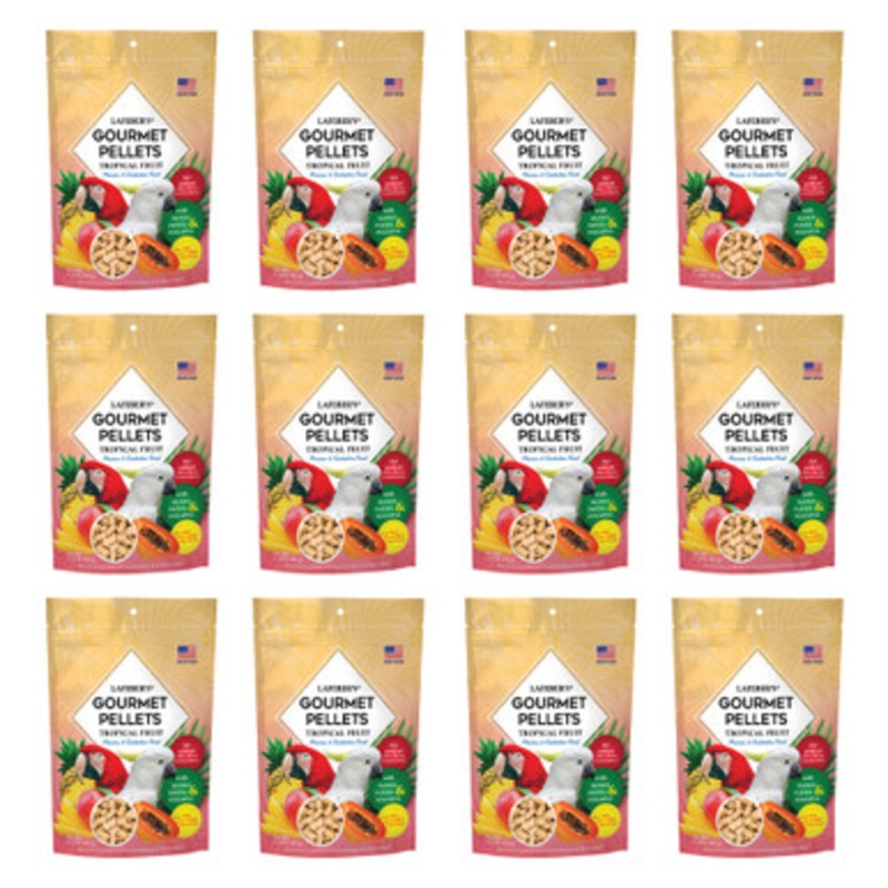 Lafeber Gourmet Pellets Tropical Fruit 567g Large Parrot Complete Food Case of 12