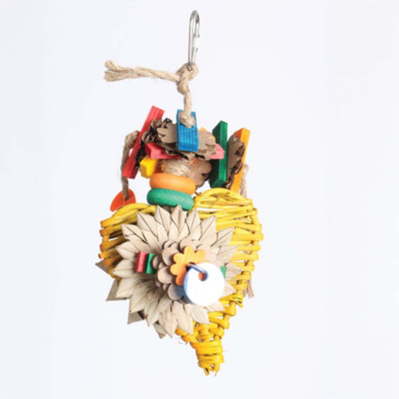 Love Me Lots Flowers Chewable Parrot Toy