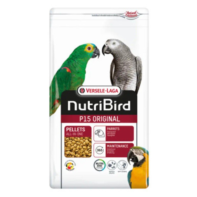 NutriBird P15 Original Maintenance Parrot Food 3kg