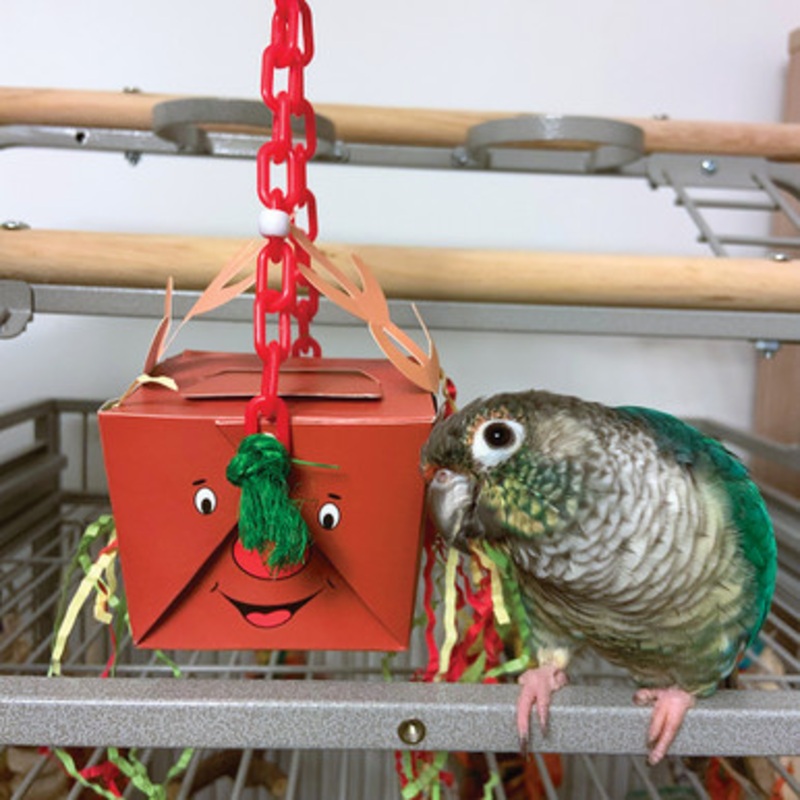 Reindeer Foraging Goodie Box Chewable Parrot Toy