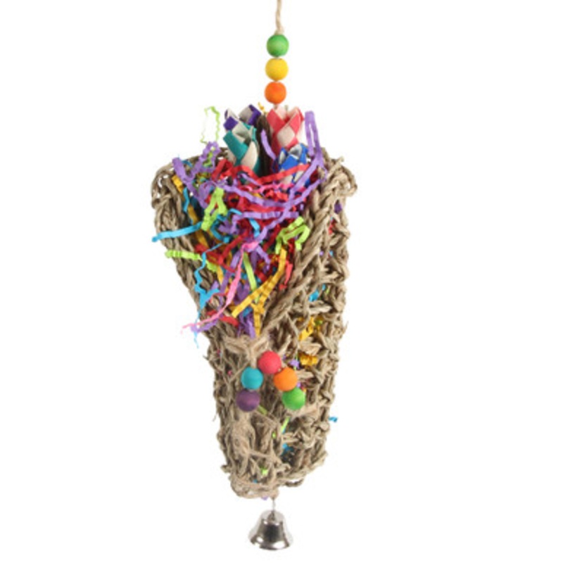 Seagrass Shredder Parrot Toy