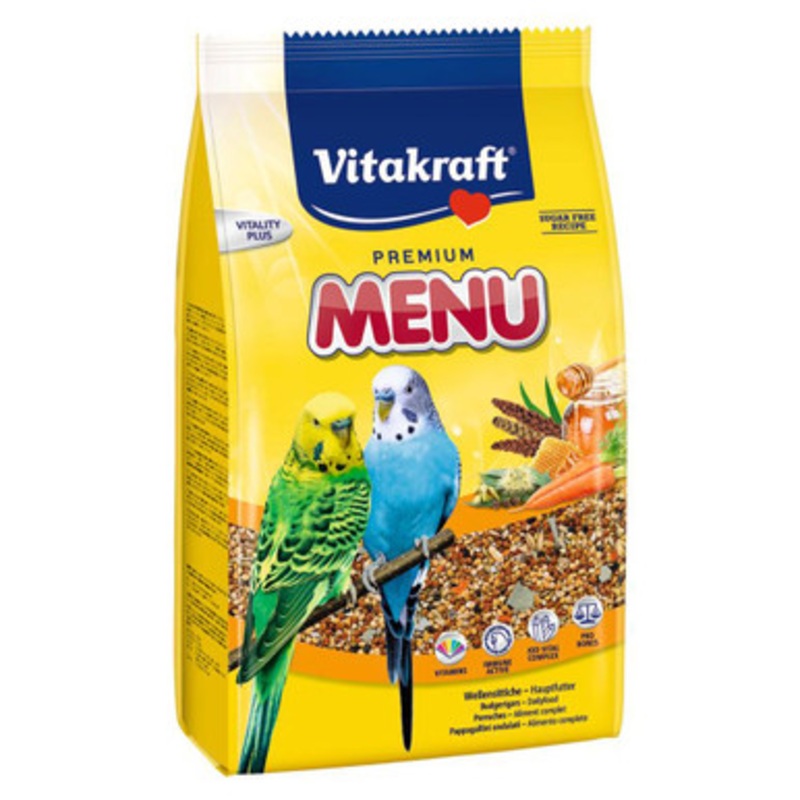 Vitakraft Menu Budgie Food with Vita Herbs 500g