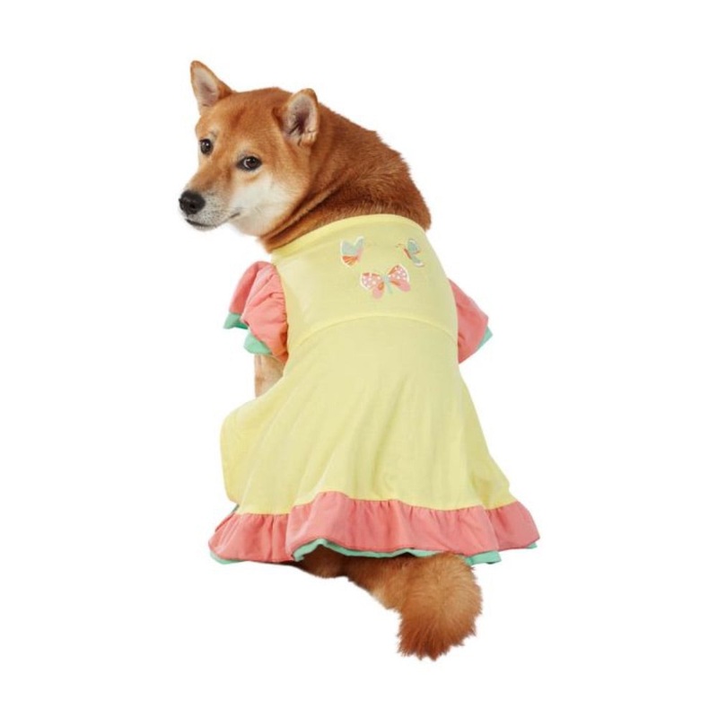 Best Furry Friends Yellow Butterfly Dress