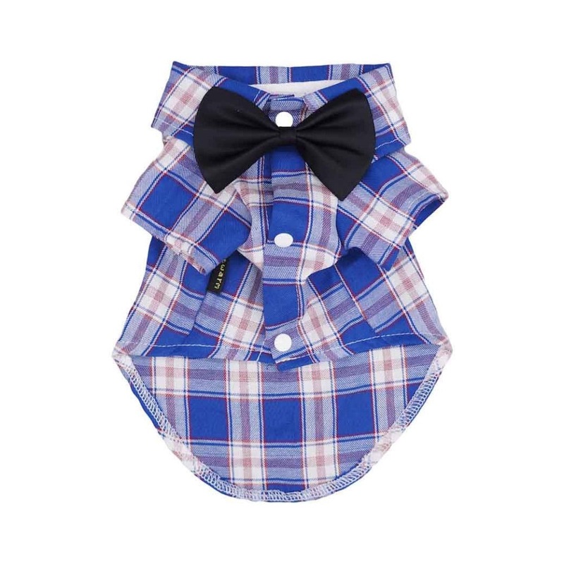 Fitwarm Blue And White Plaid Shirt