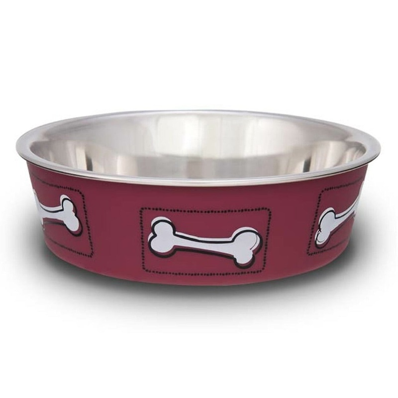 Loving Pets Bella Bowl – Coastal Hawaiian Red
