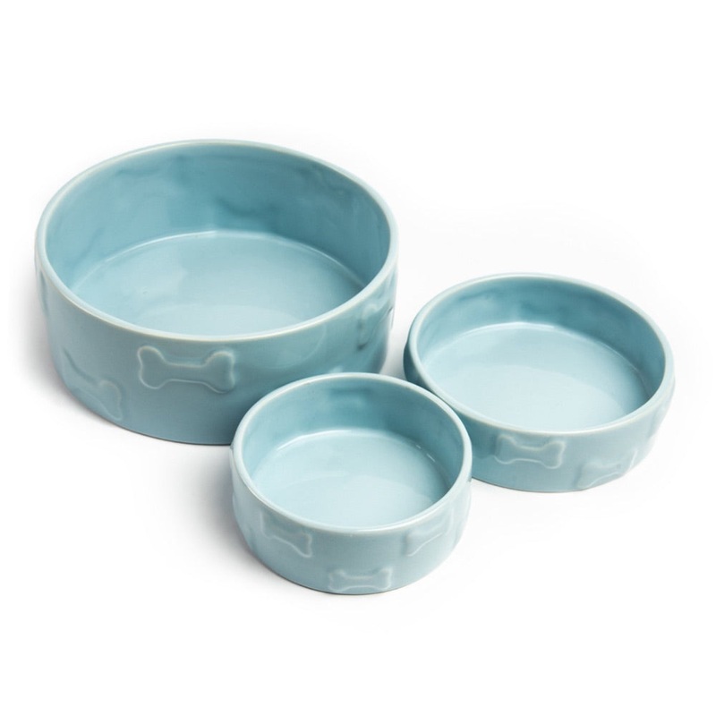 Park Life Designs MANOR BLUE PET BOWL
