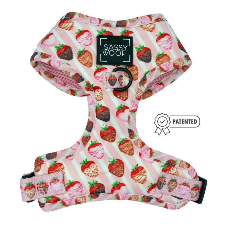 Sassy Woof Adjustable Harness – Berry in Love