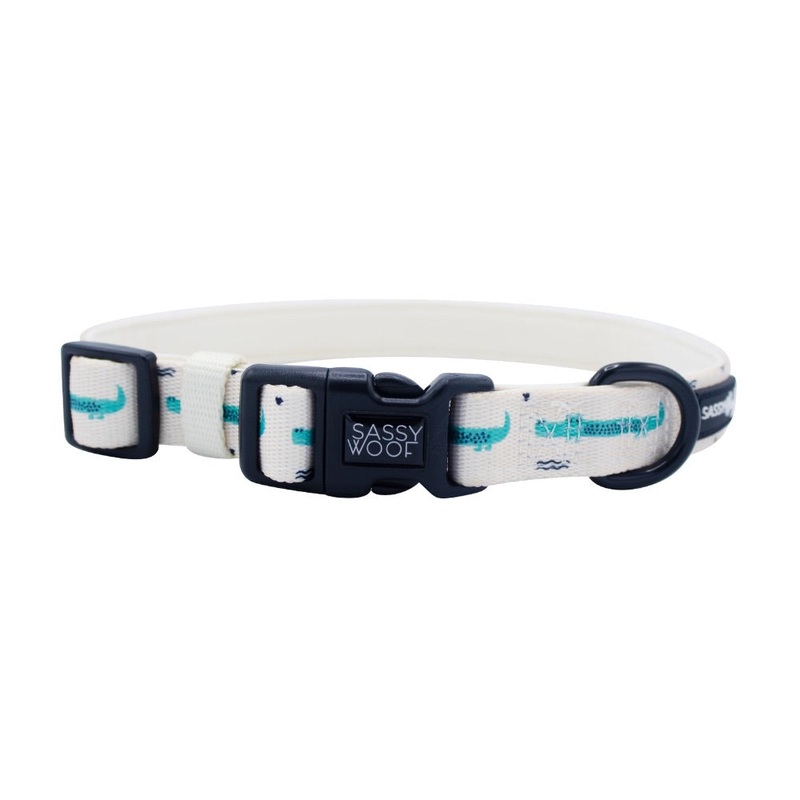 Sassy Woof Collar – ALLIGATOR|Small|Medium