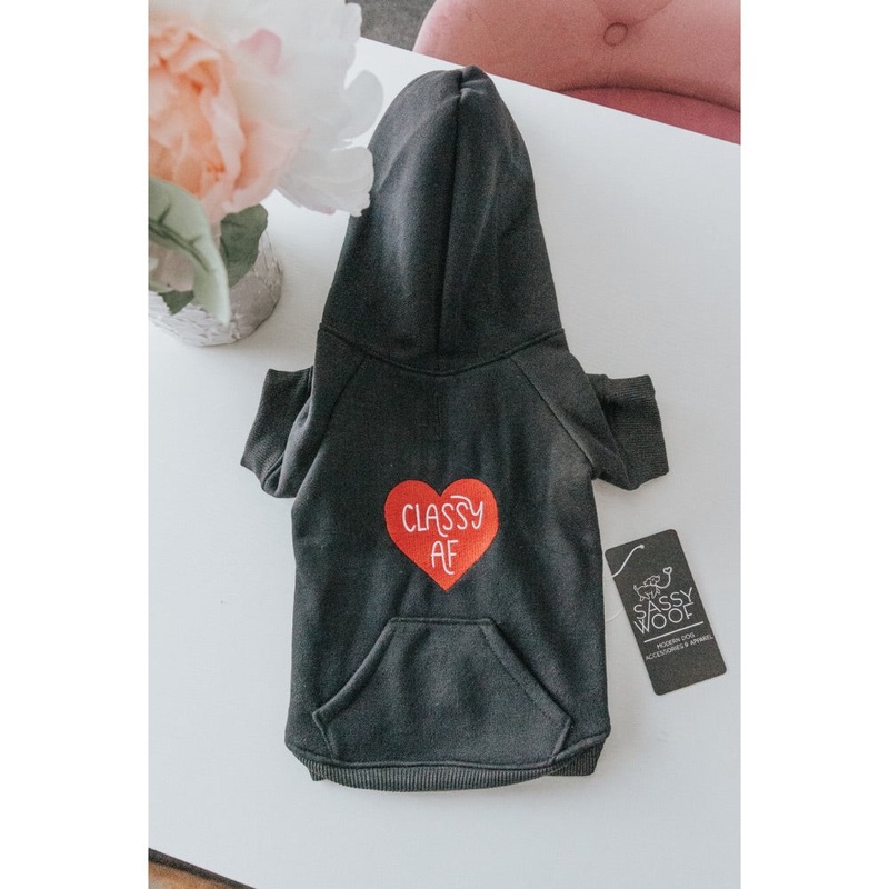 Sassy Woof Hoodie – Classy AF|Small|Medium|Large|X-Large|XX-Large