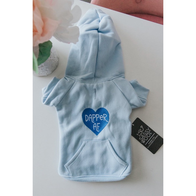 Sassy Woof Hoodie – Dapper AF|Small|Medium|Large|X-Large|2X-Large